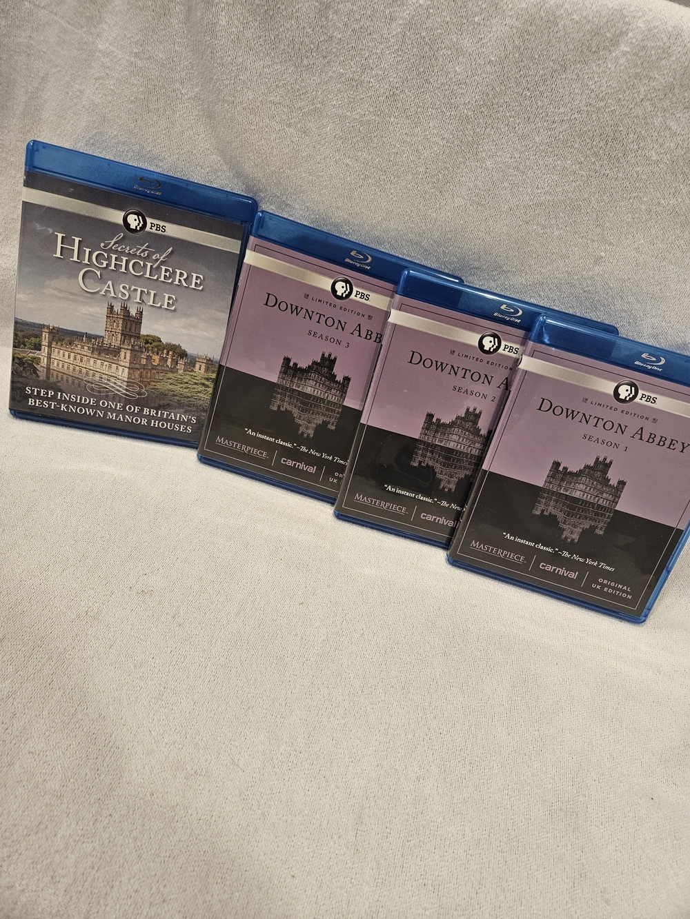 Downton Abbey Seasons 1-3 Blu-ray Limited Edition PBS UK